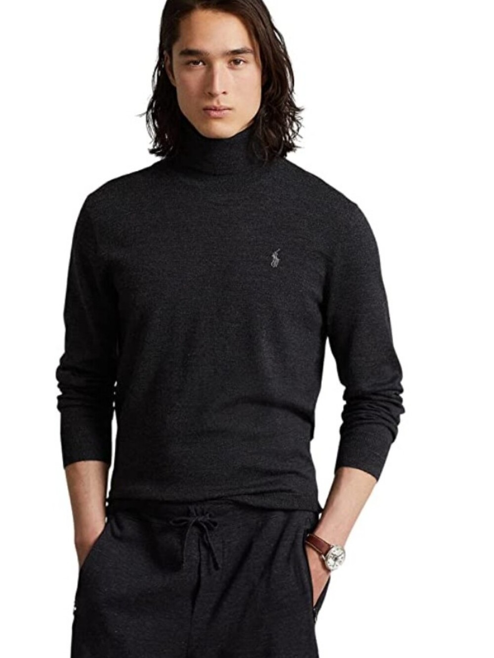 Men's Polo Ralph Lauren Turtleneck Merino Wool Sweater. Gift. NWT